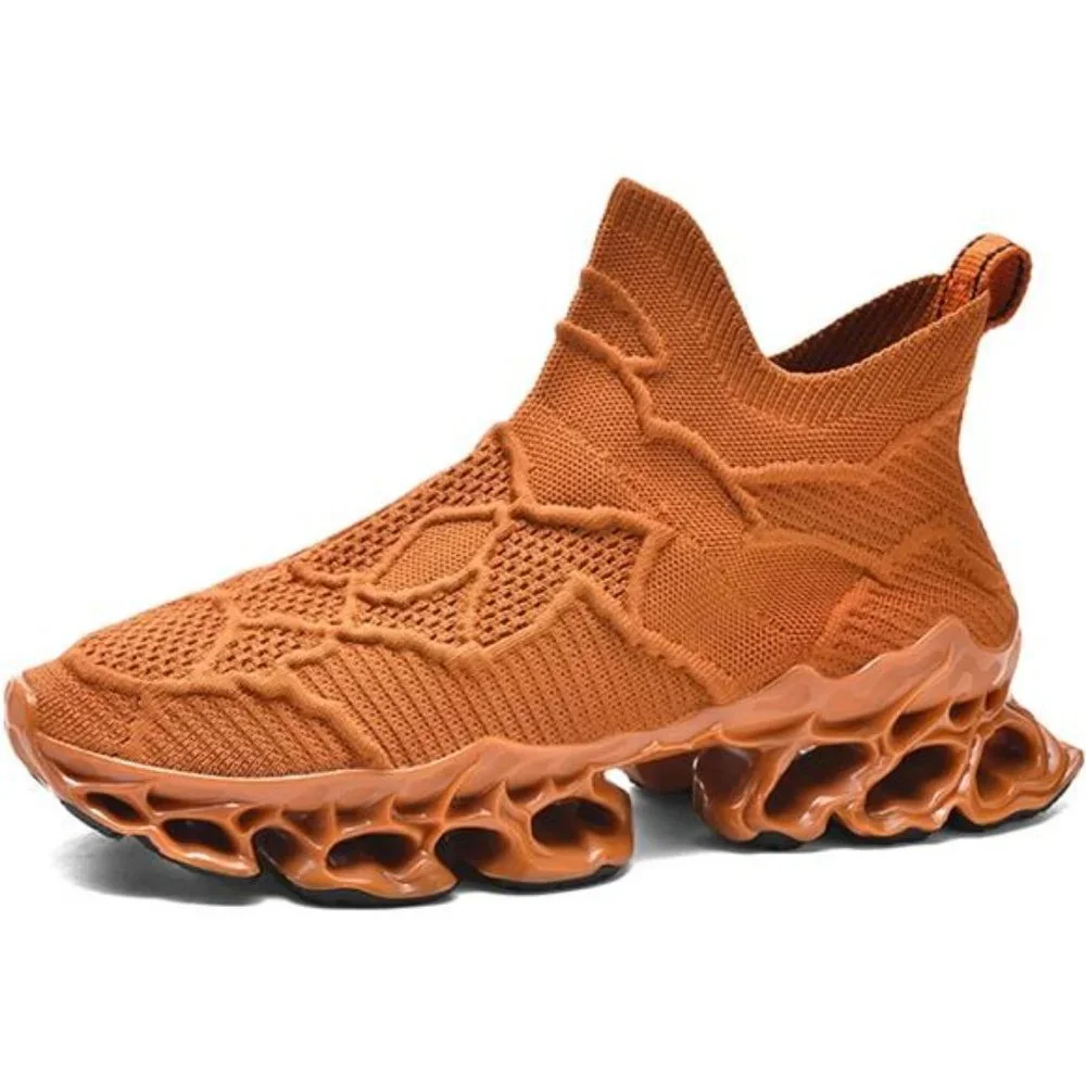 Men's Slip on Loafers Walking Blade Sneakers Mesh Trail Running Casual Athletic